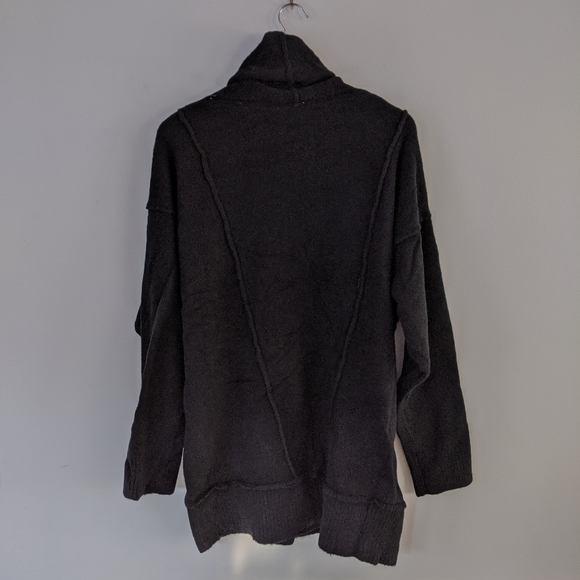 NWT Free People Black Cozy Eucalyptus Cardigan - Picture 5 of 7